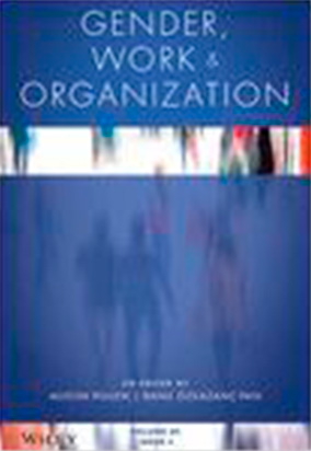 Portada deGender, Work & Organization